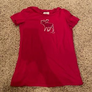 Red moose Abercrombie and Fitch t-shirt